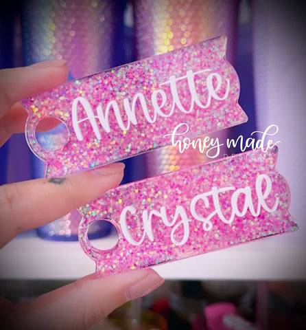 Winter Pink Name Plate