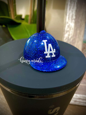 Dodgers Cap Straw Topper