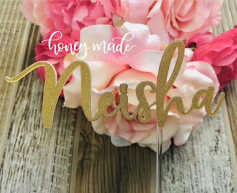 Name Cake Topper
