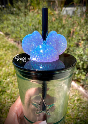 Girl Mouse Color Changing Straw Topper