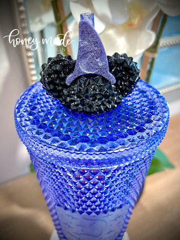 Blinged Wizard Straw Topper