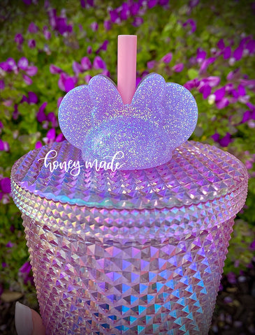 Girl Mouse Color Changing Straw Topper