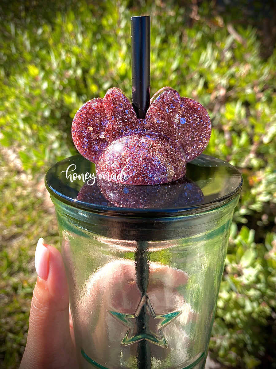 Custom Rust Girl Mouse Straw Topper – Honey Made Designs